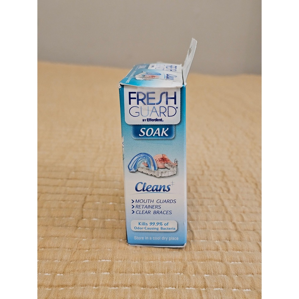Fresh Guard by Efferdent Soak Cleaner for Retainers Mouth Guards Discontinued - Picture 5 of 6